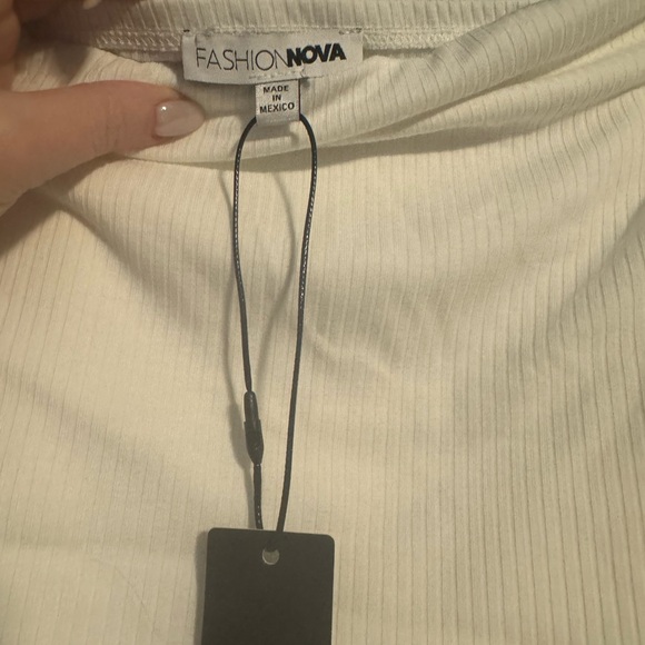 NWT white strapless bodysuit - Picture 2 of 2
